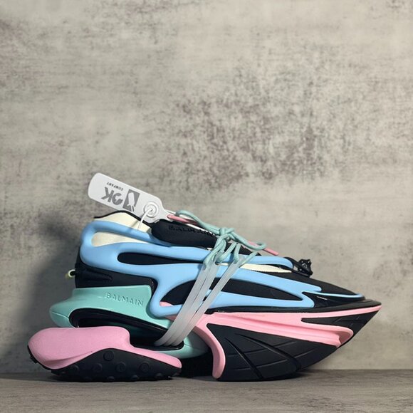 Balmain "Multicolor" Unicorn Low-Top Leather - Picture 1 of 9